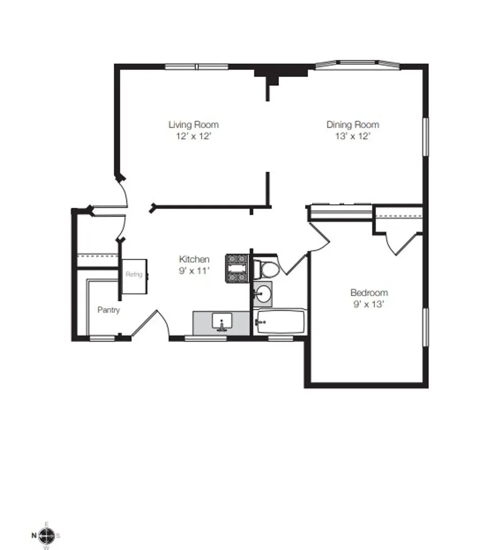 4400 N Hamilton Ave, ,  60625, USA 60625-unit#2S-Chicago-IL