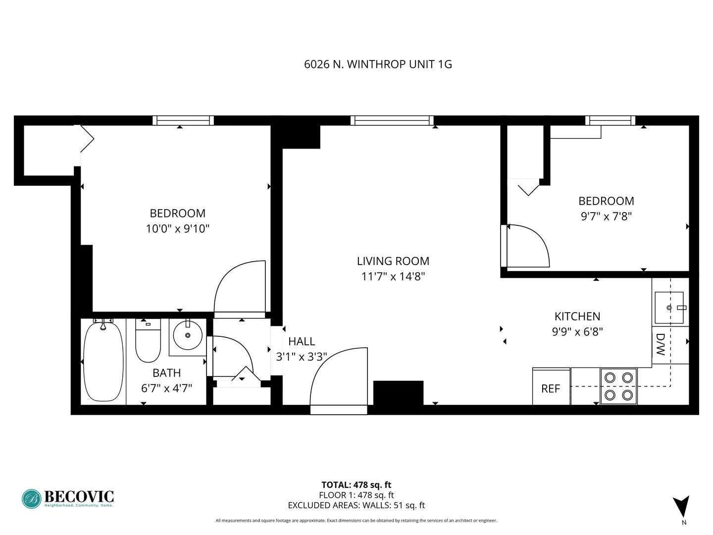6026 N Winthrop Ave, , 60660, USA 60660-unit#1G-Chicago-IL