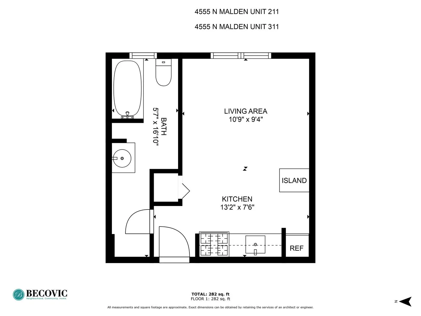 4555 Malden St, ,  60640, USA 60640-unit#311-Chicago-IL