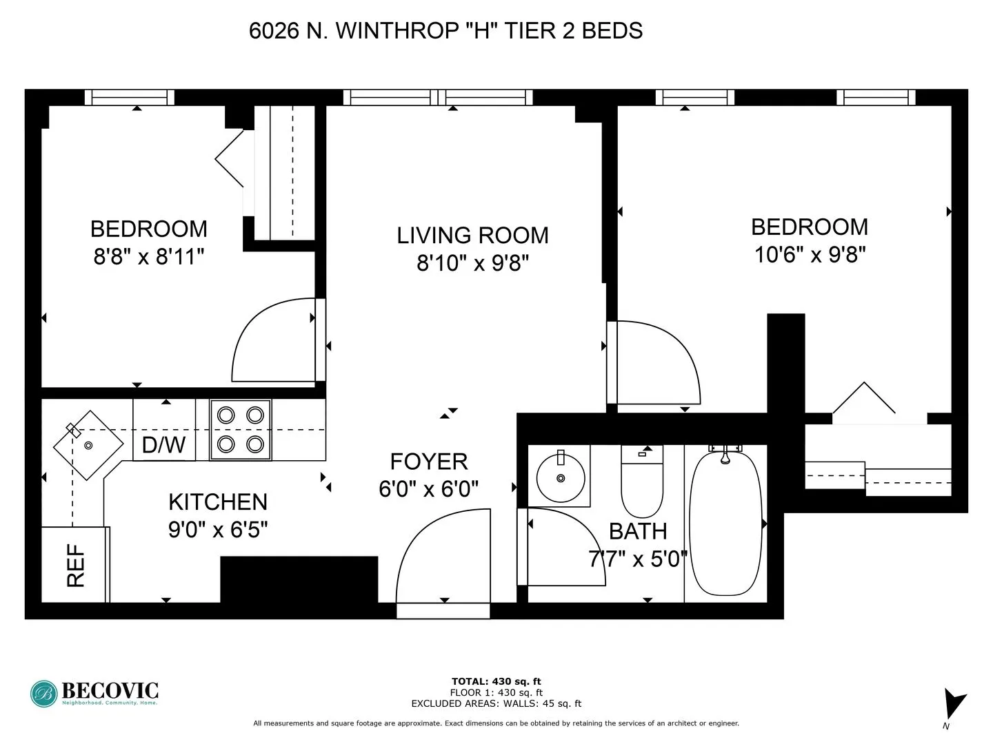 6026 N Winthrop Ave, , 60660, USA 60660-unit#3H-Chicago-IL