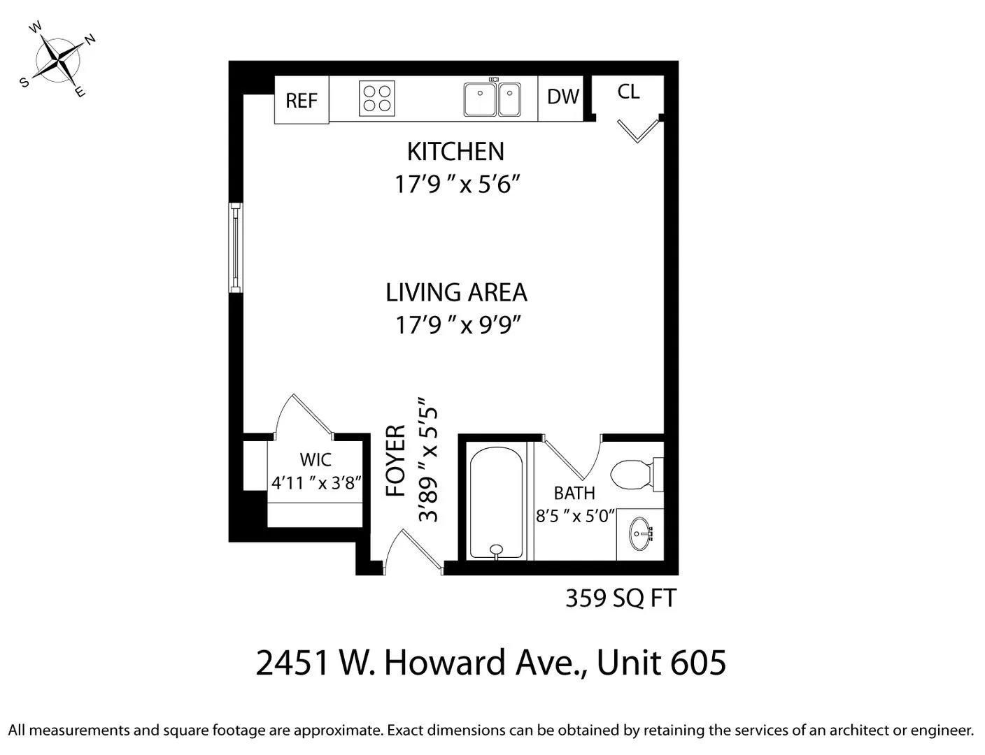 2451 W Howard St, ,  60645, USA 60645-unit#605-Chicago-IL
