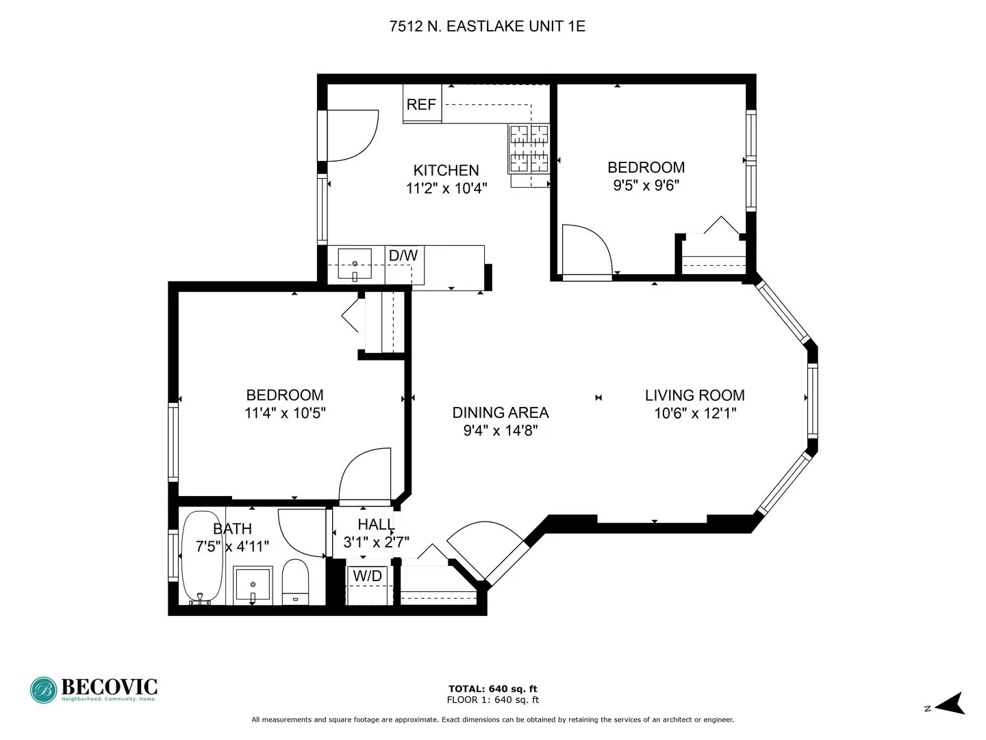 7512 N Eastlake Terrace, ,  60626, USA 60626-unit#1E-Chicago-IL