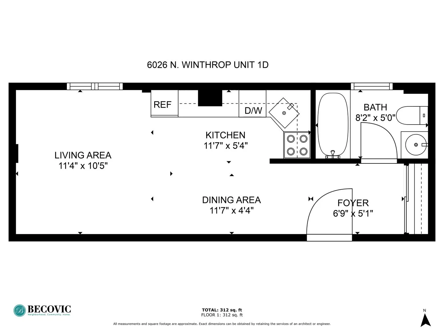 6026 N Winthrop Ave, , 60660, USA 60660-unit#1D-Chicago-IL
