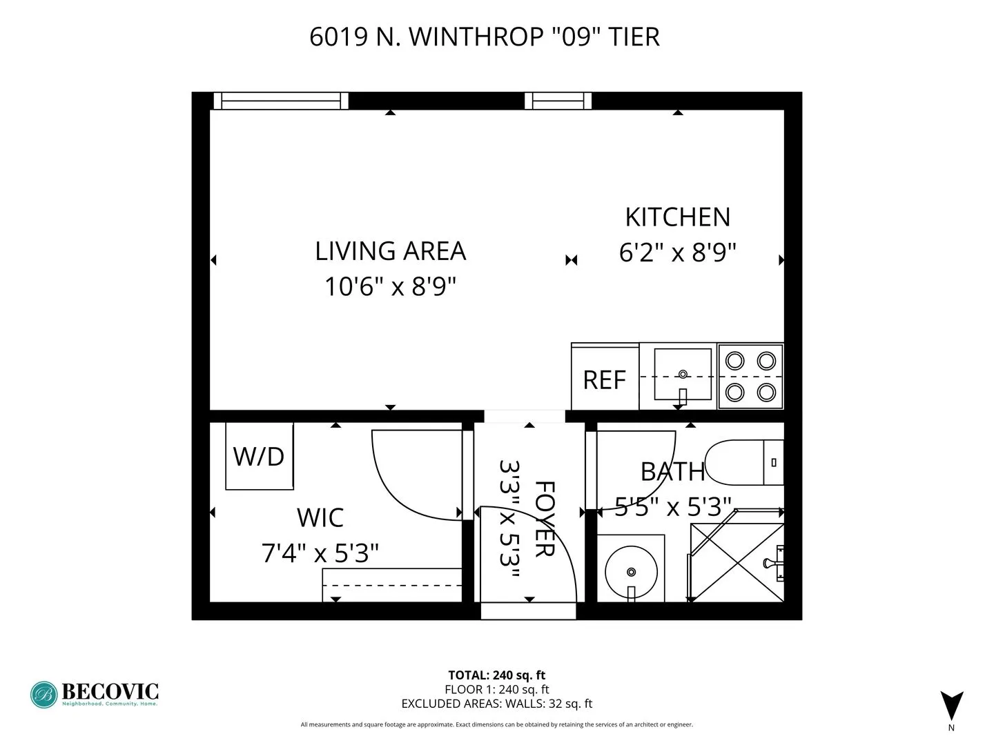 6019 N Winthrop Ave, , 60660, USA 60660-unit#209-Chicago-IL