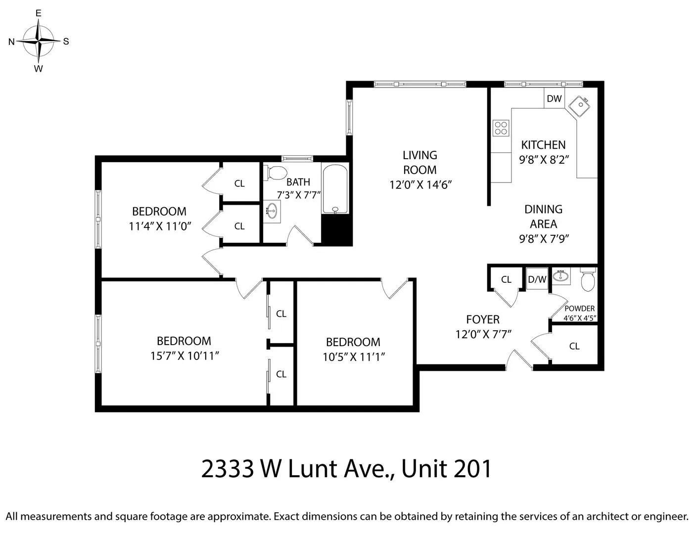2333 W Lunt Ave, ,  60645, USA 60645-unit#401-Chicago-IL