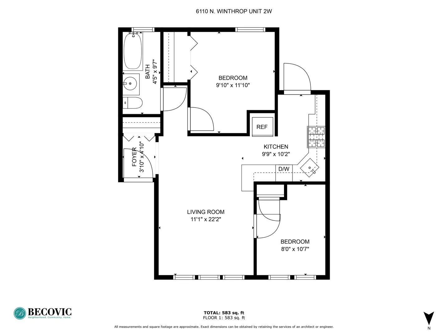6110 N Winthrop Ave, , 60660, USA 60660-unit#2W-Chicago-IL