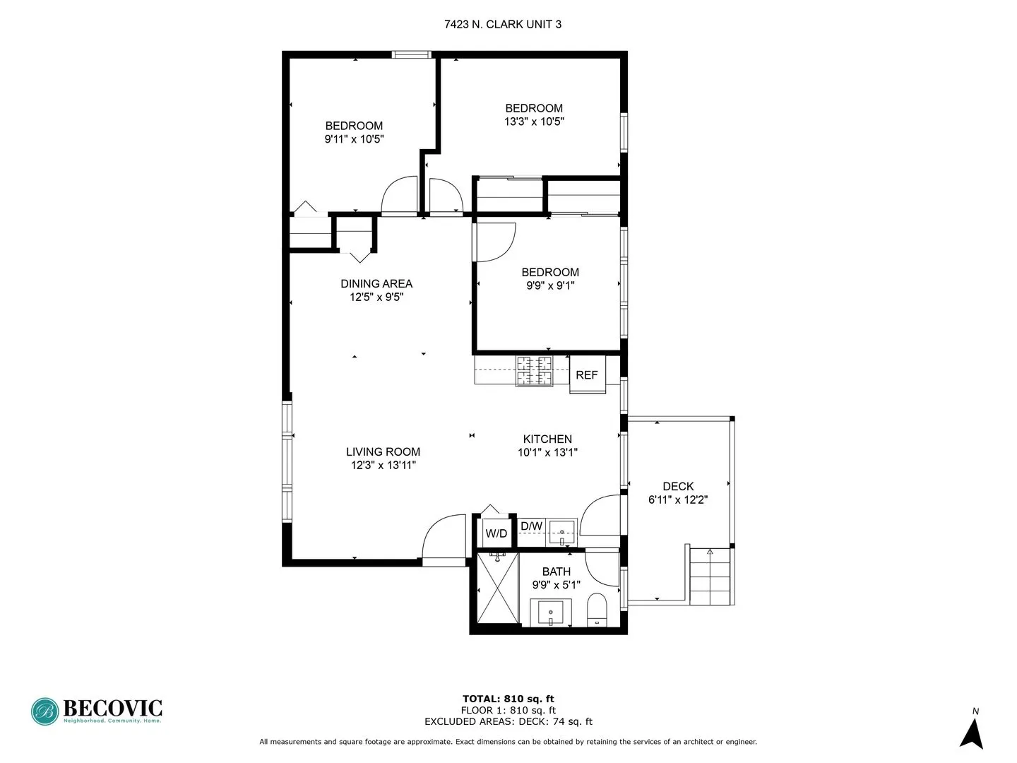 7423 N Clark St, ,  60626, USA 60626-unit#3-Chicago-IL