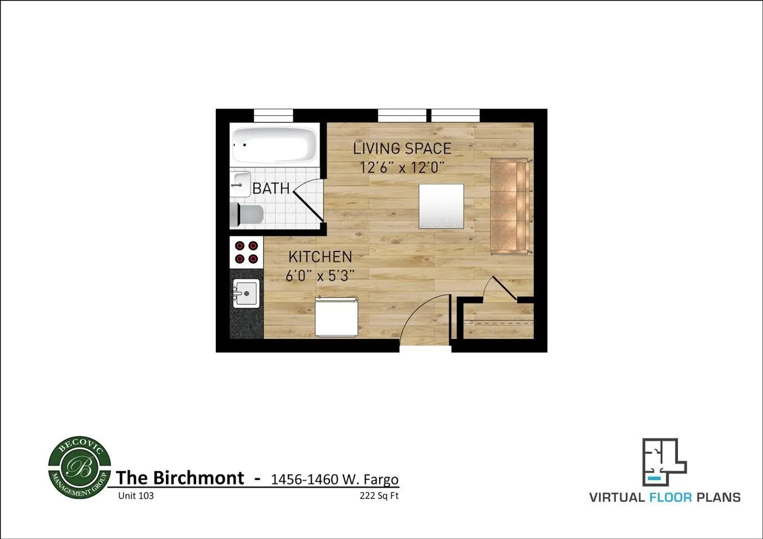 1456 W Fargo Ave, , 60626, USA 60626-unit#303-Chicago-IL