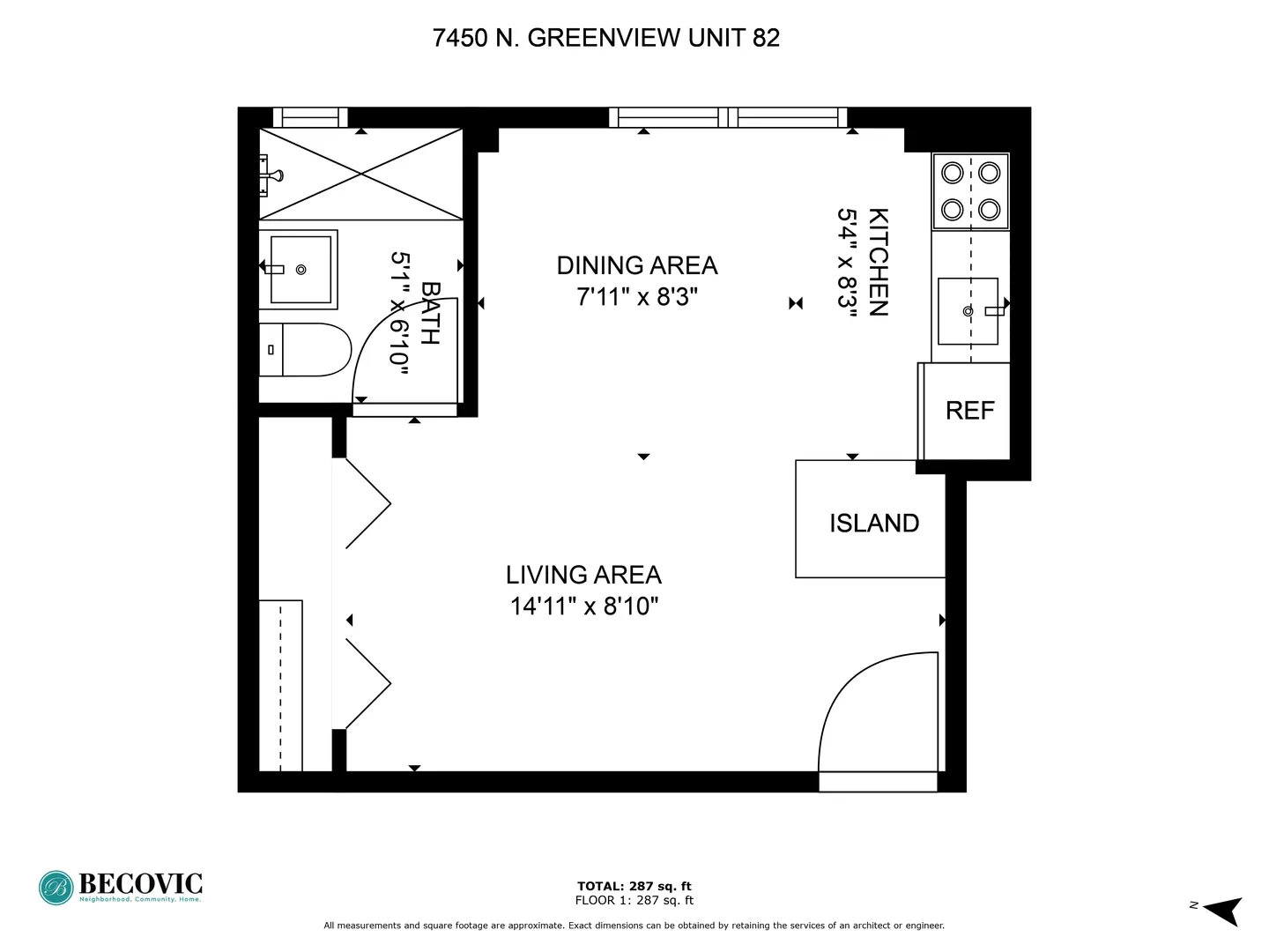 7450 N Greenview Ave, ,  60626, USA 60626-unit#82-Chicago-IL