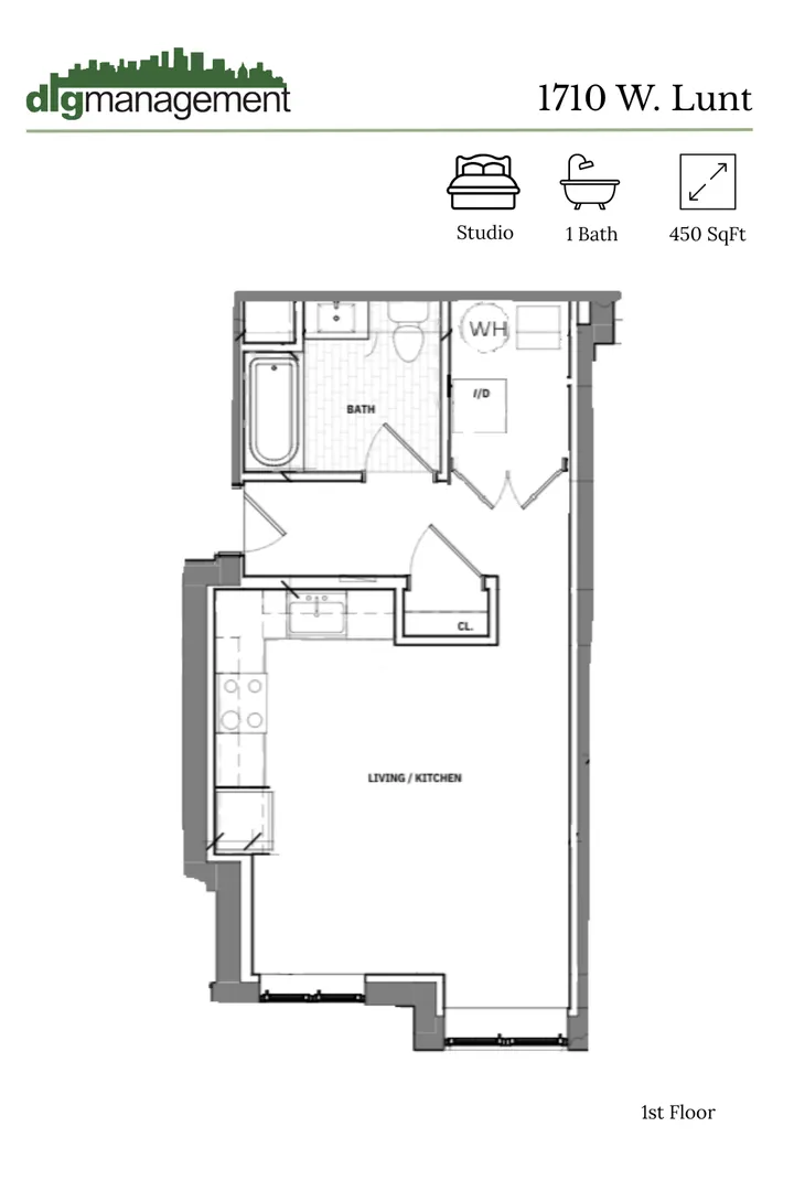 1710 W Lunt Ave, , 60626, USA IL-unit#1710-101-Chicago-IL