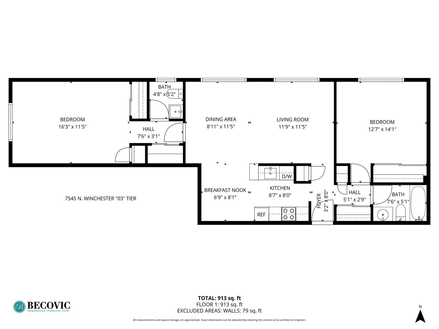7545 N Winchester Ave, , 60626, USA 60626-unit#303-Chicago-IL