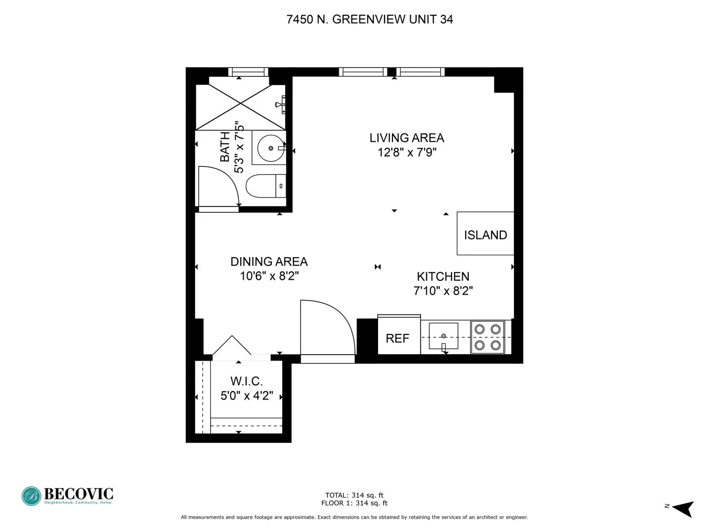7450 N Greenview Ave, , 60626, USA 60626-unit#34-Chicago-IL