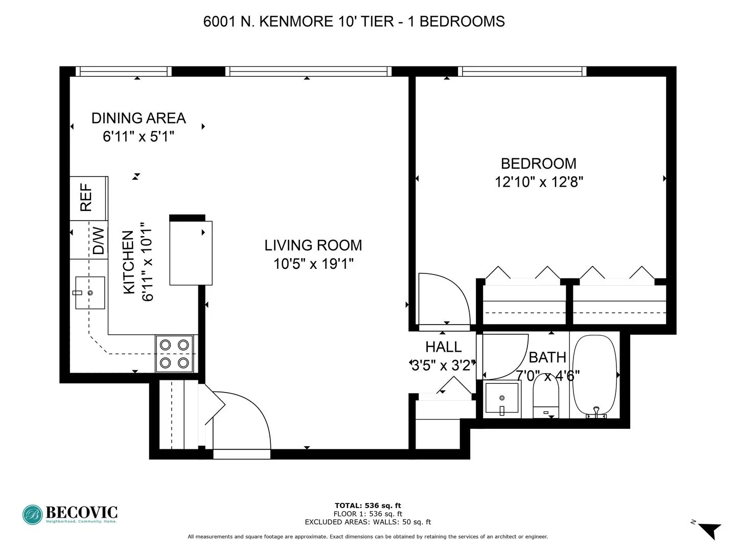 6001 N Kenmore Ave, ,  60660, USA 60660-unit#210-Chicago-IL