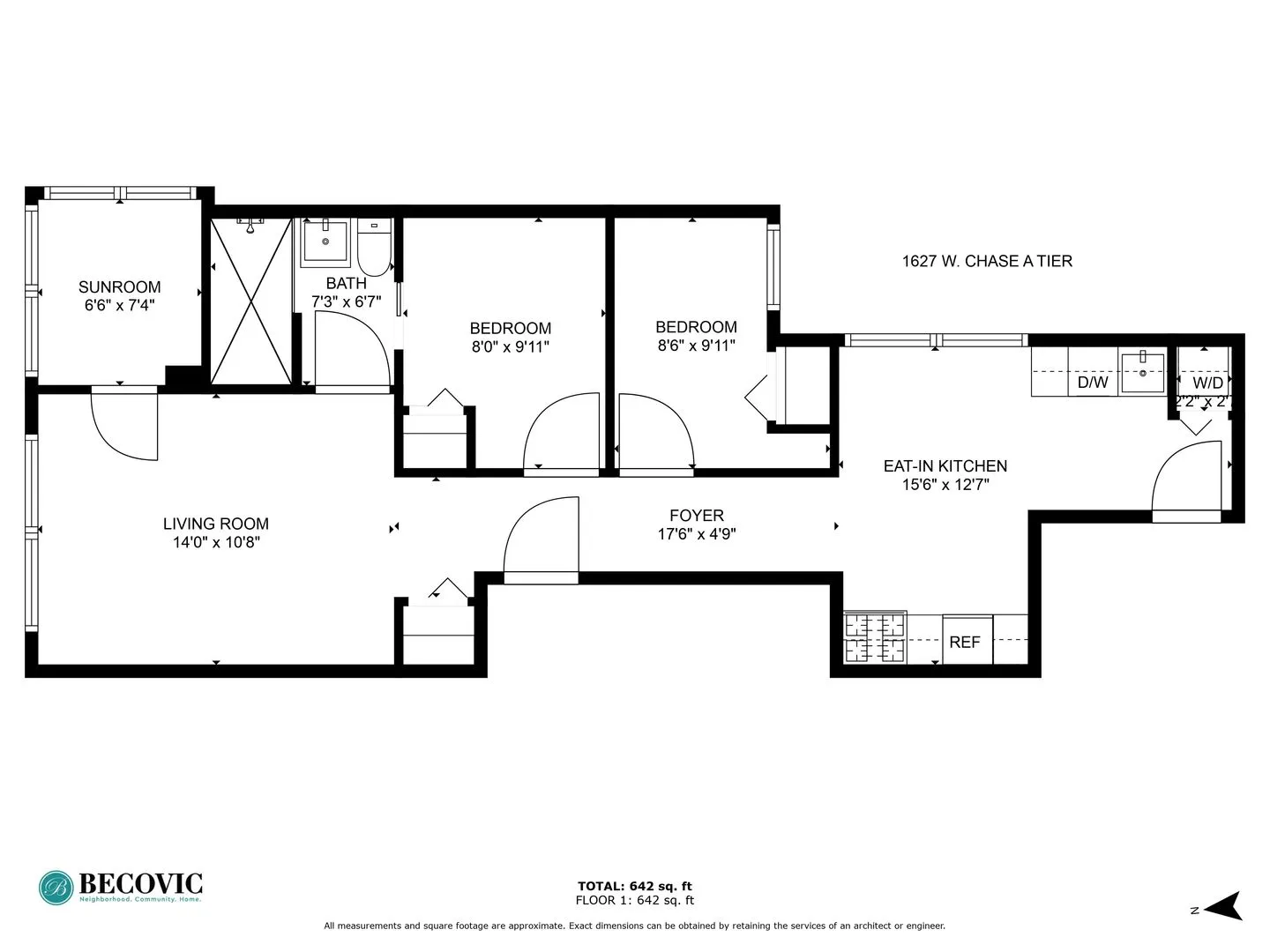 1627 W Chase Ave, ,  60626, USA 60626-unit#1A-Chicago-IL