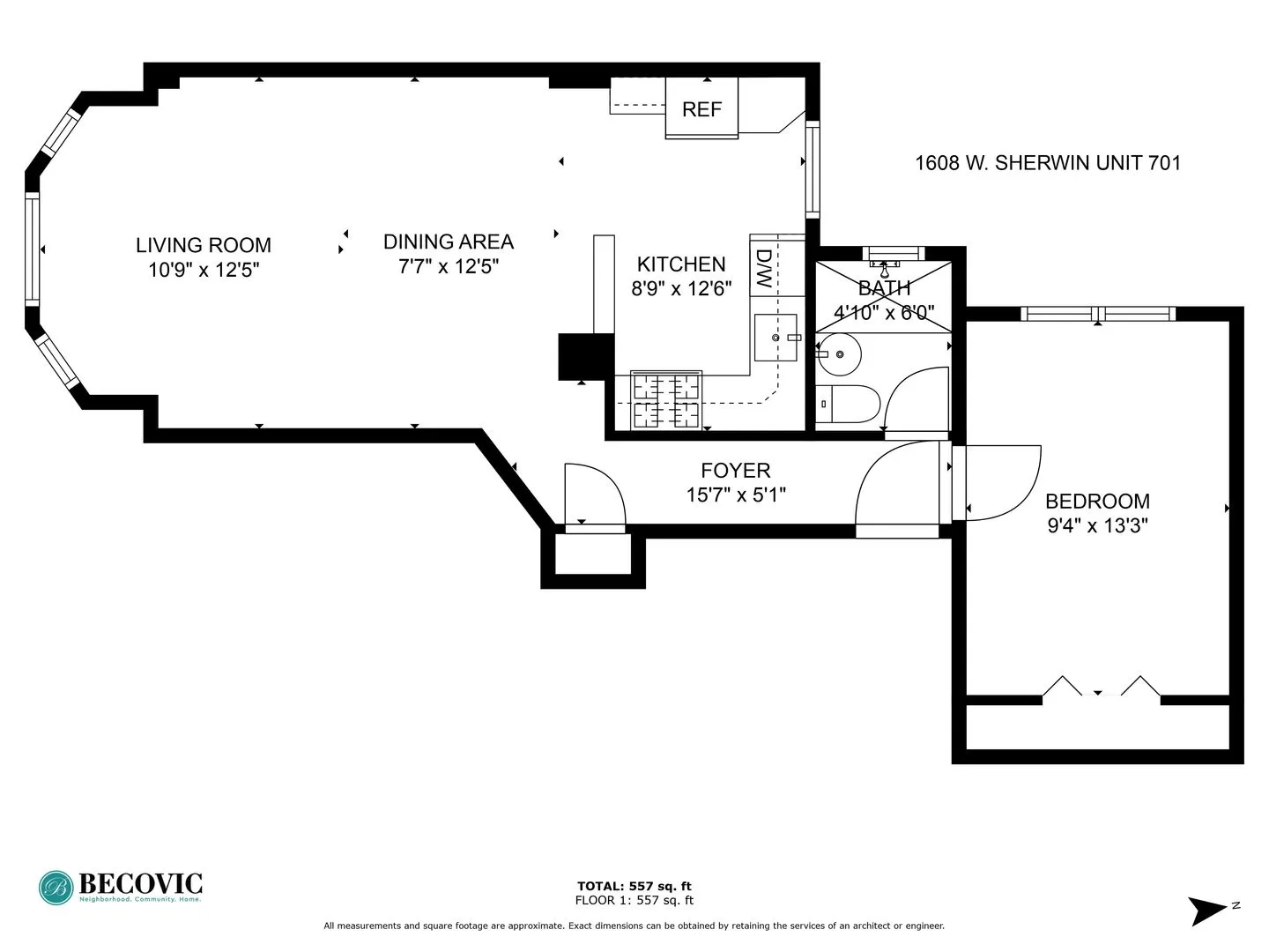 1608 W Sherwin Ave, , 60626, USA 60626-unit#701-Chicago-IL