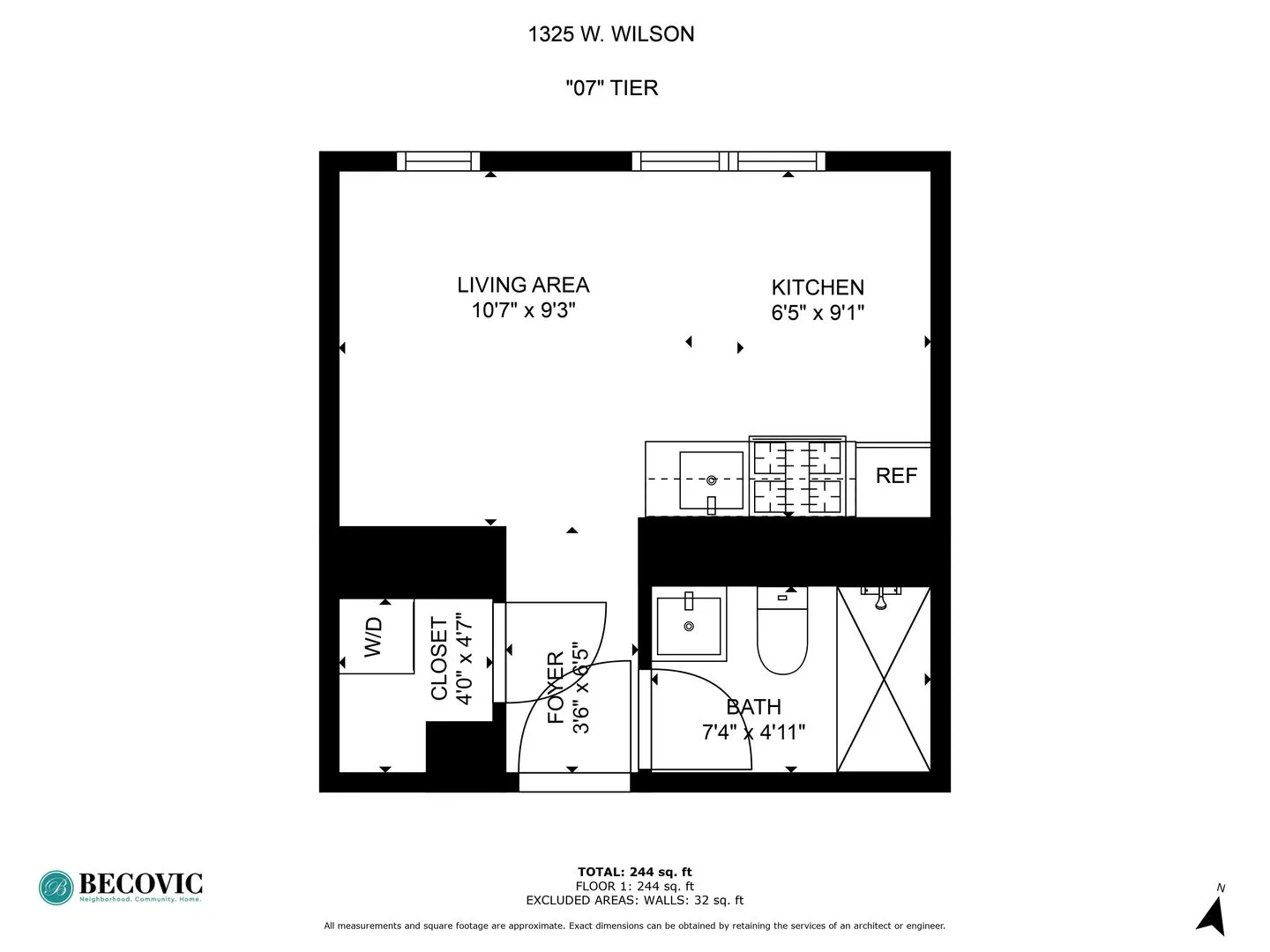 1325 W Wilson Ave, ,  60640, USA 60640-unit#907-Chicago-IL