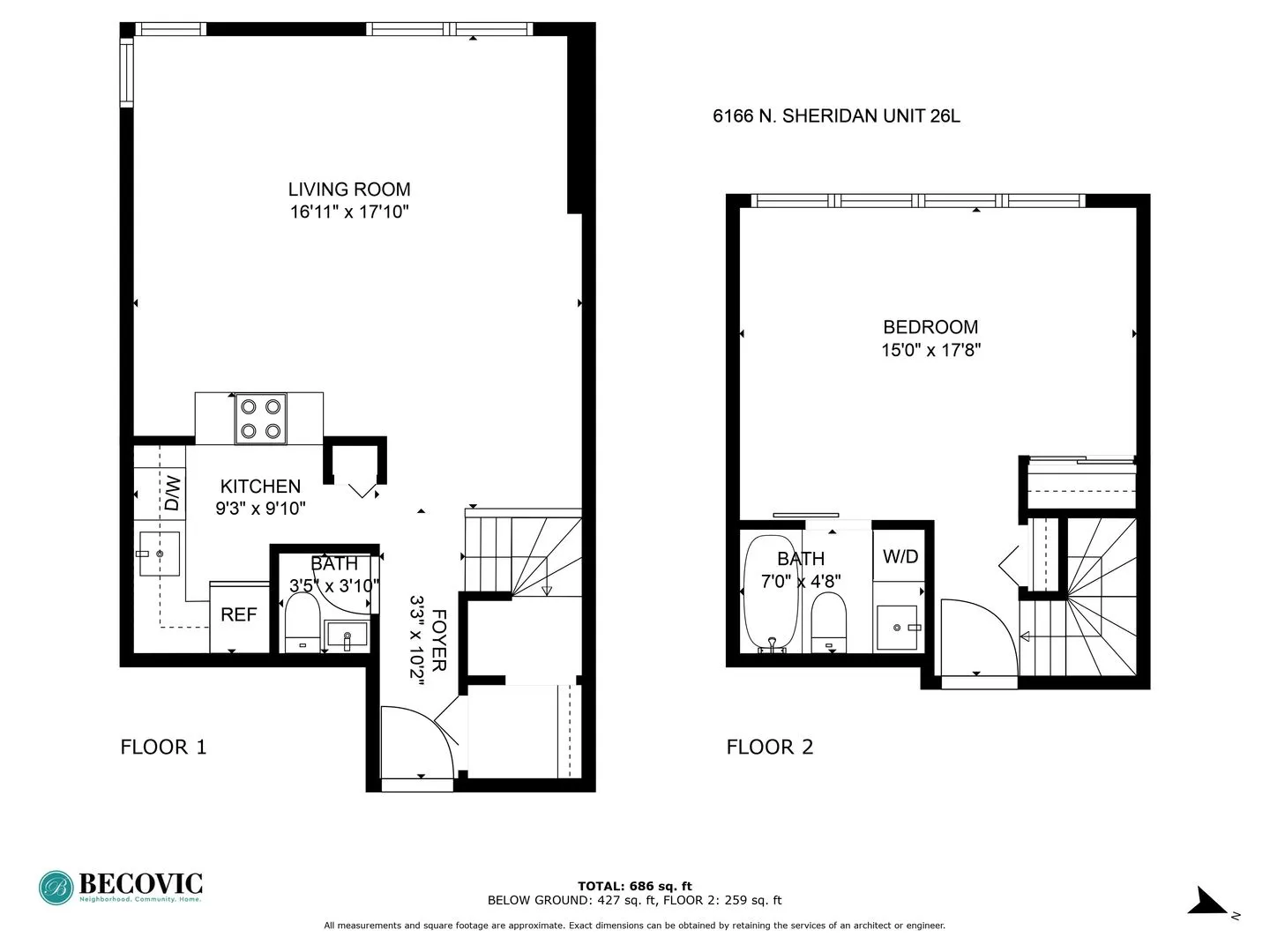 6166 N Sheridan Rd, ,  60660, USA 60660-unit#26L-Chicago-IL
