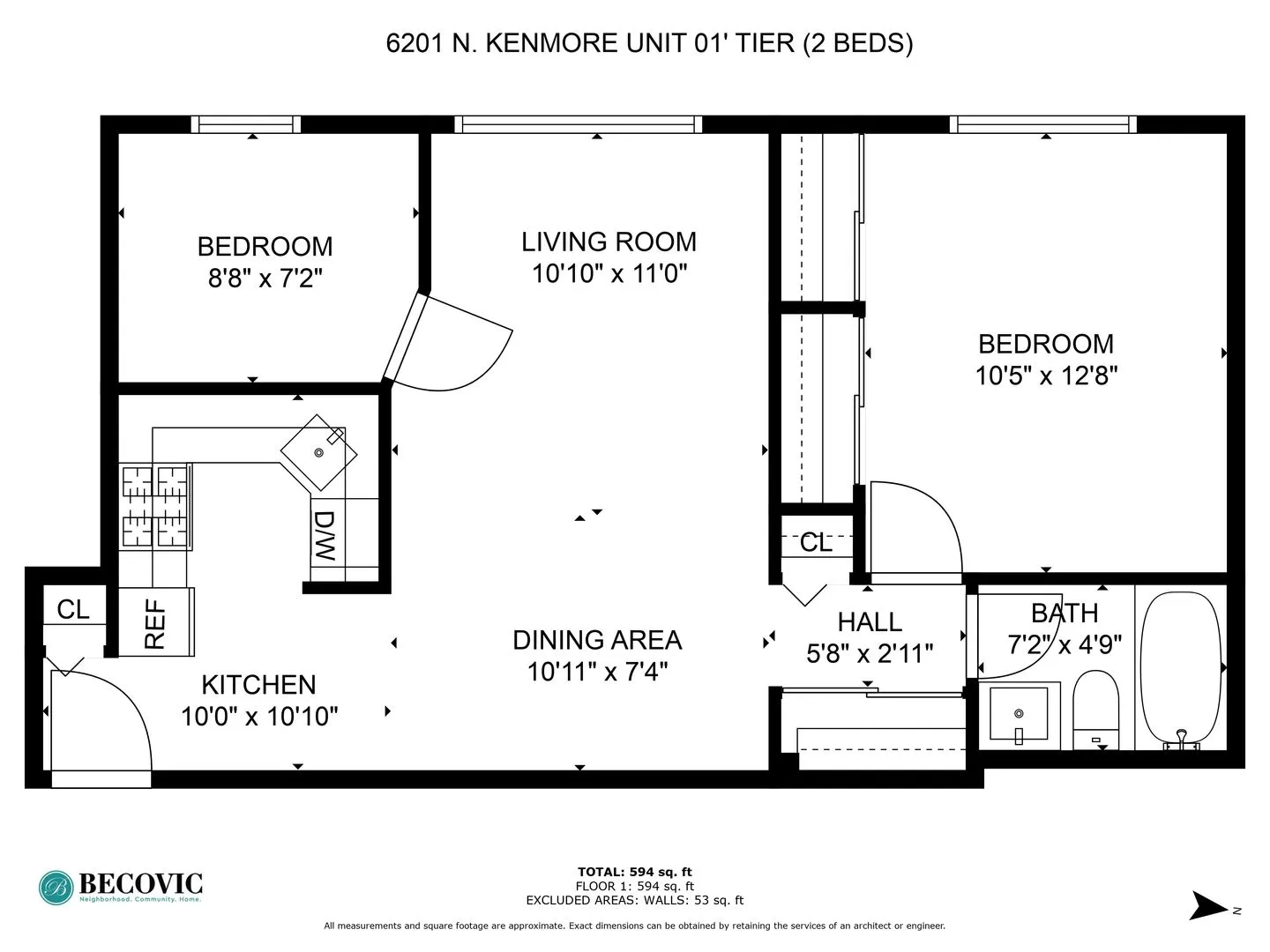 6201 N Kenmore Ave, , 60660, USA 60660-unit#501-Chicago-IL