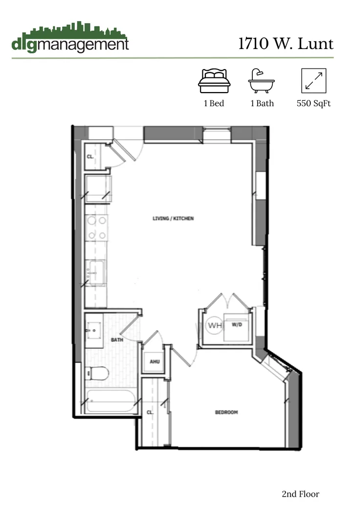 1710 W Lunt Ave, , 60626, USA IL-unit#1710-203-Chicago-IL