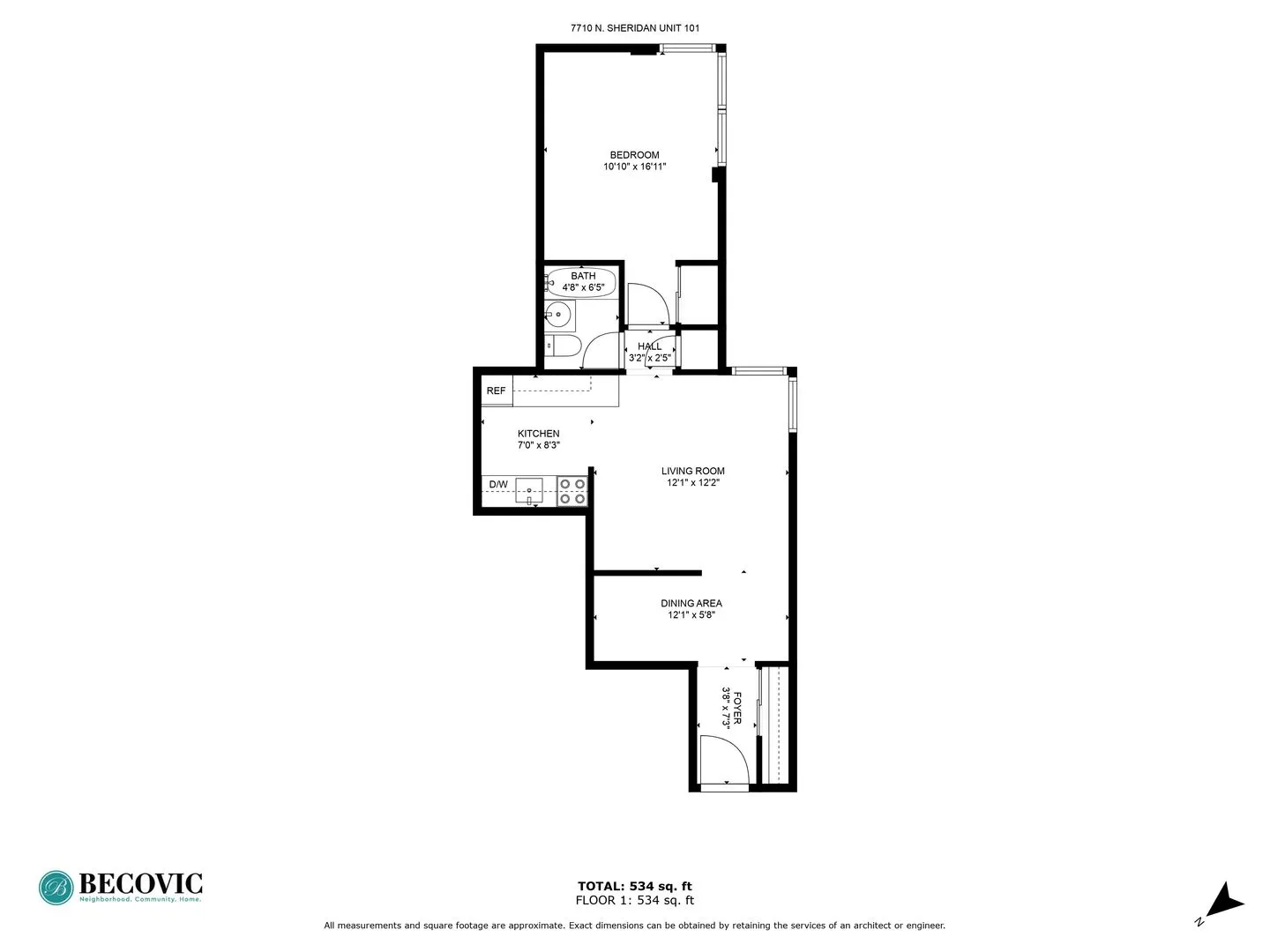 7710 N Sheridan Rd, , 60626, USA 60626-unit#101-Chicago-IL