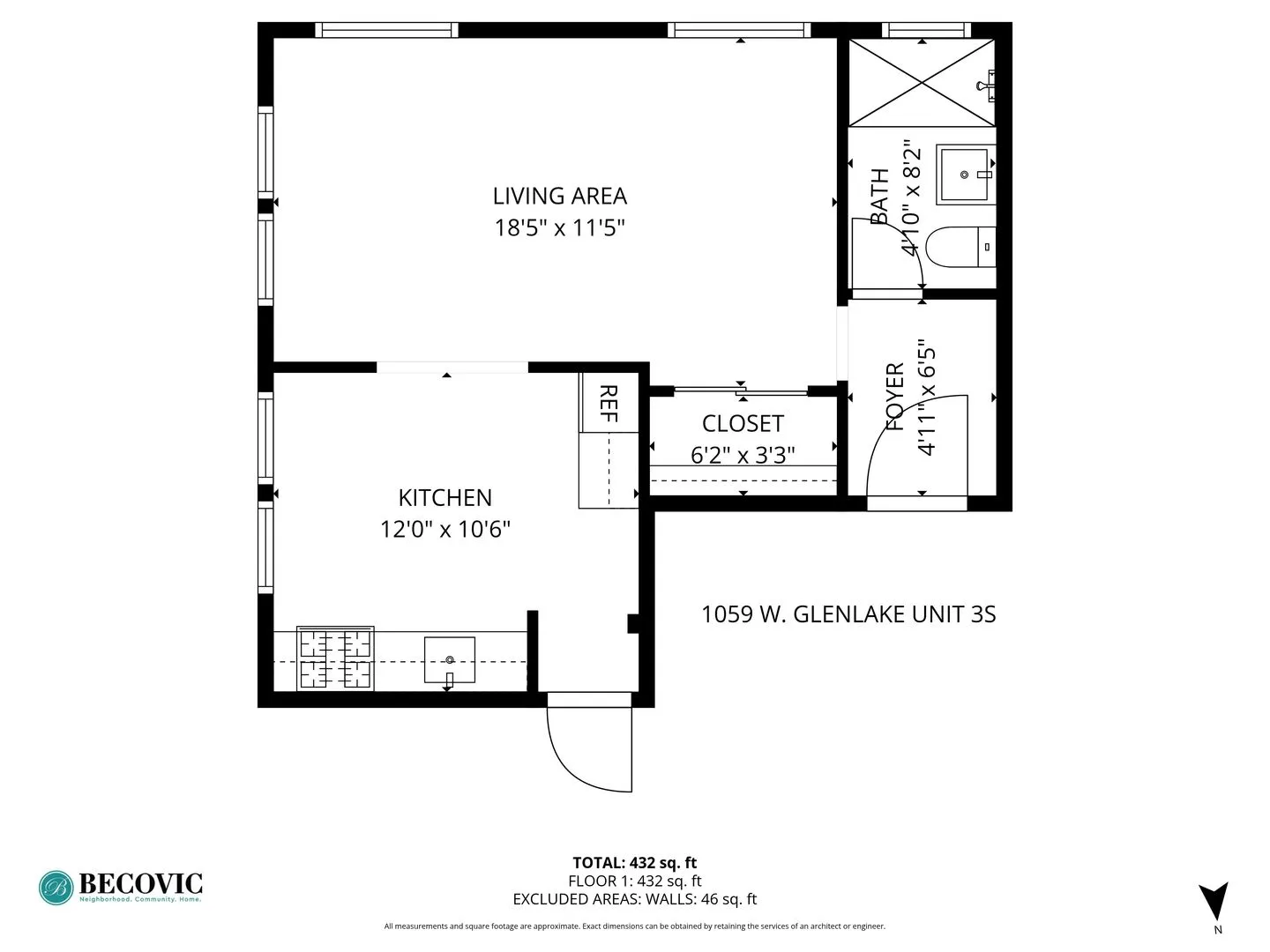 1059 W Glenlake Ave, ,  60660, USA 60660-unit#3S-Chicago-IL