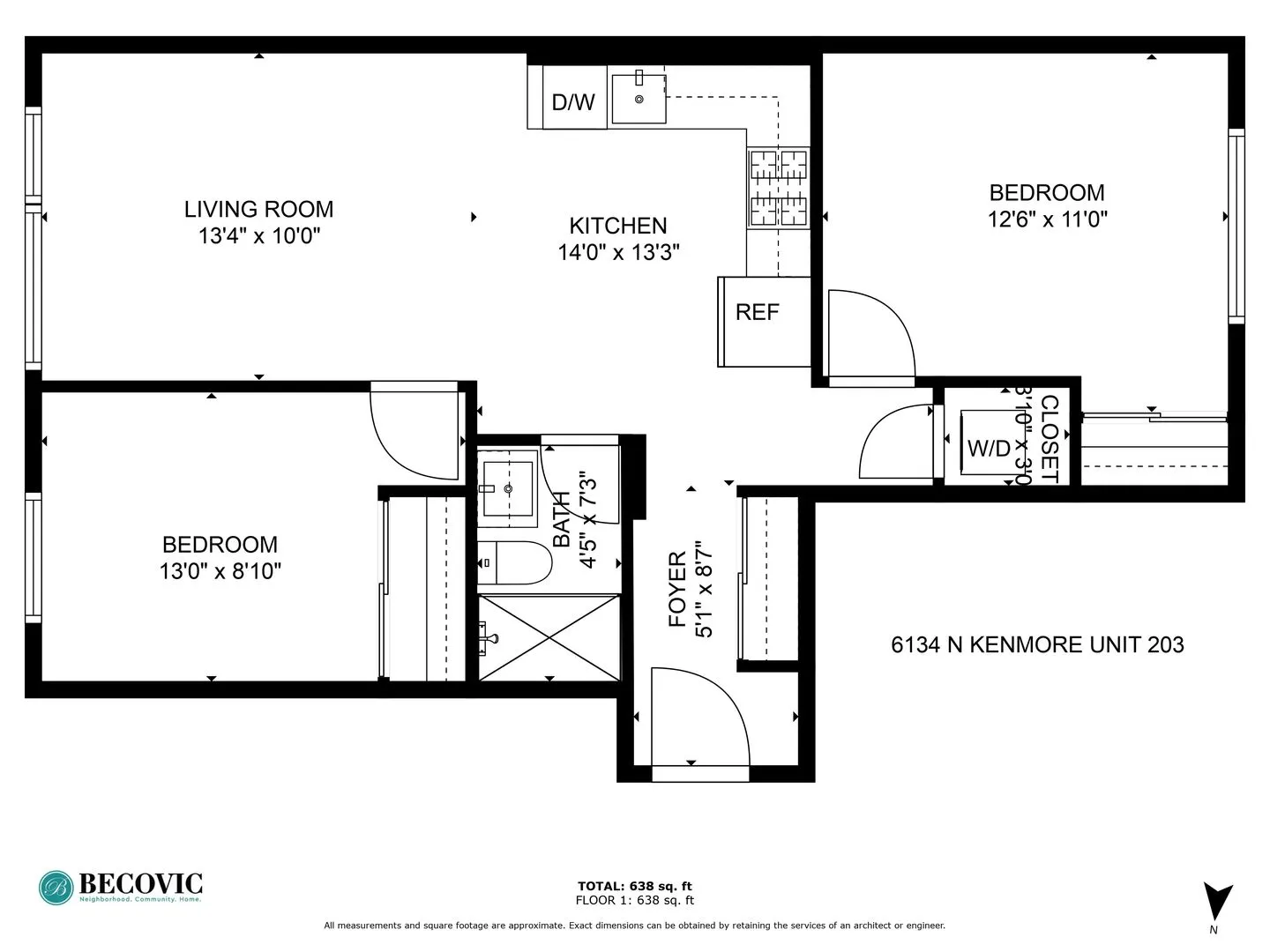 6134 N Kenmore Ave, , 60660, USA 60660-unit#203-Chicago-IL