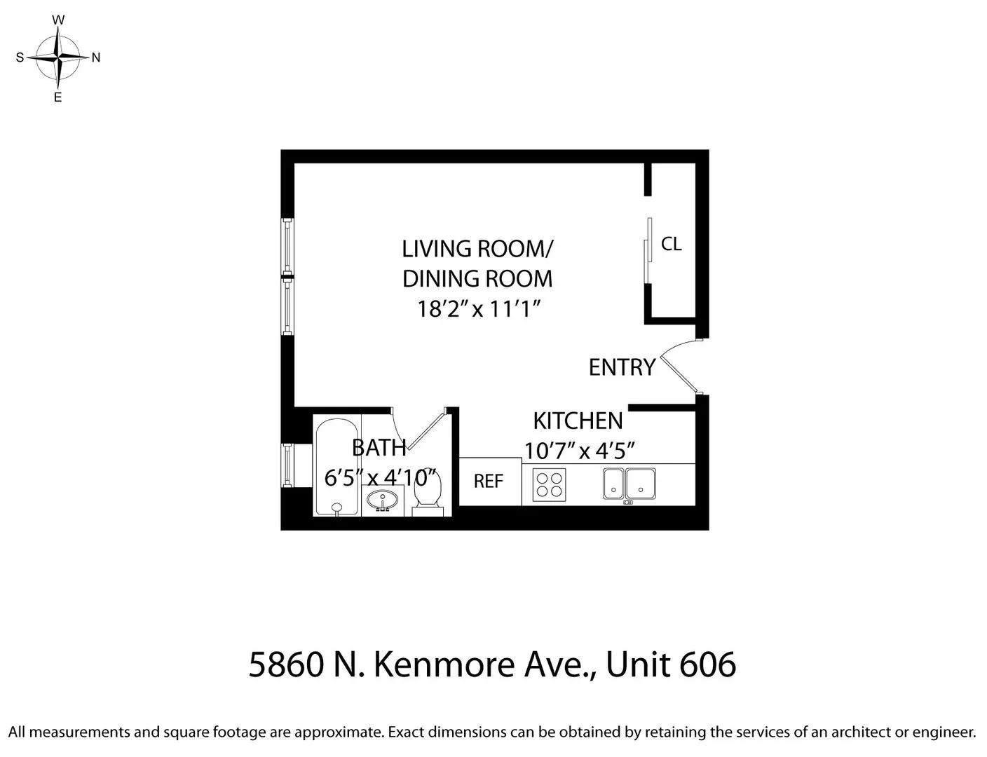 5860 N Kenmore Ave, ,  60660, USA 60660-unit#606-Chicago-IL