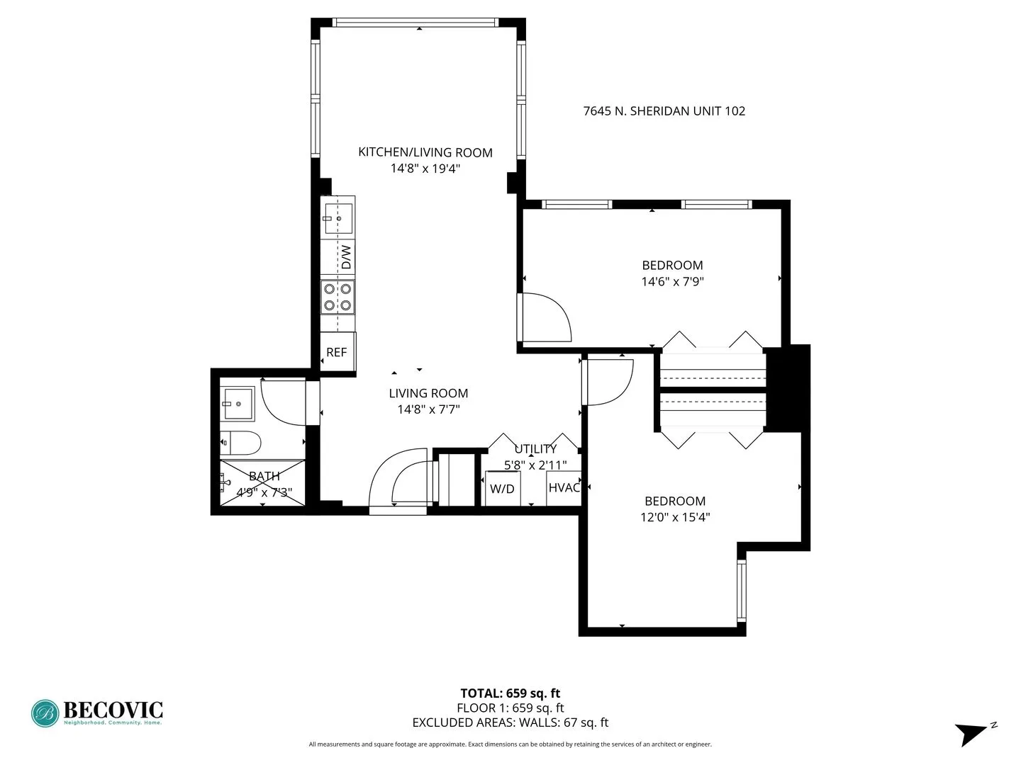 7645 N Sheridan Rd, ,  60626, USA 60626-unit#102-Chicago-IL