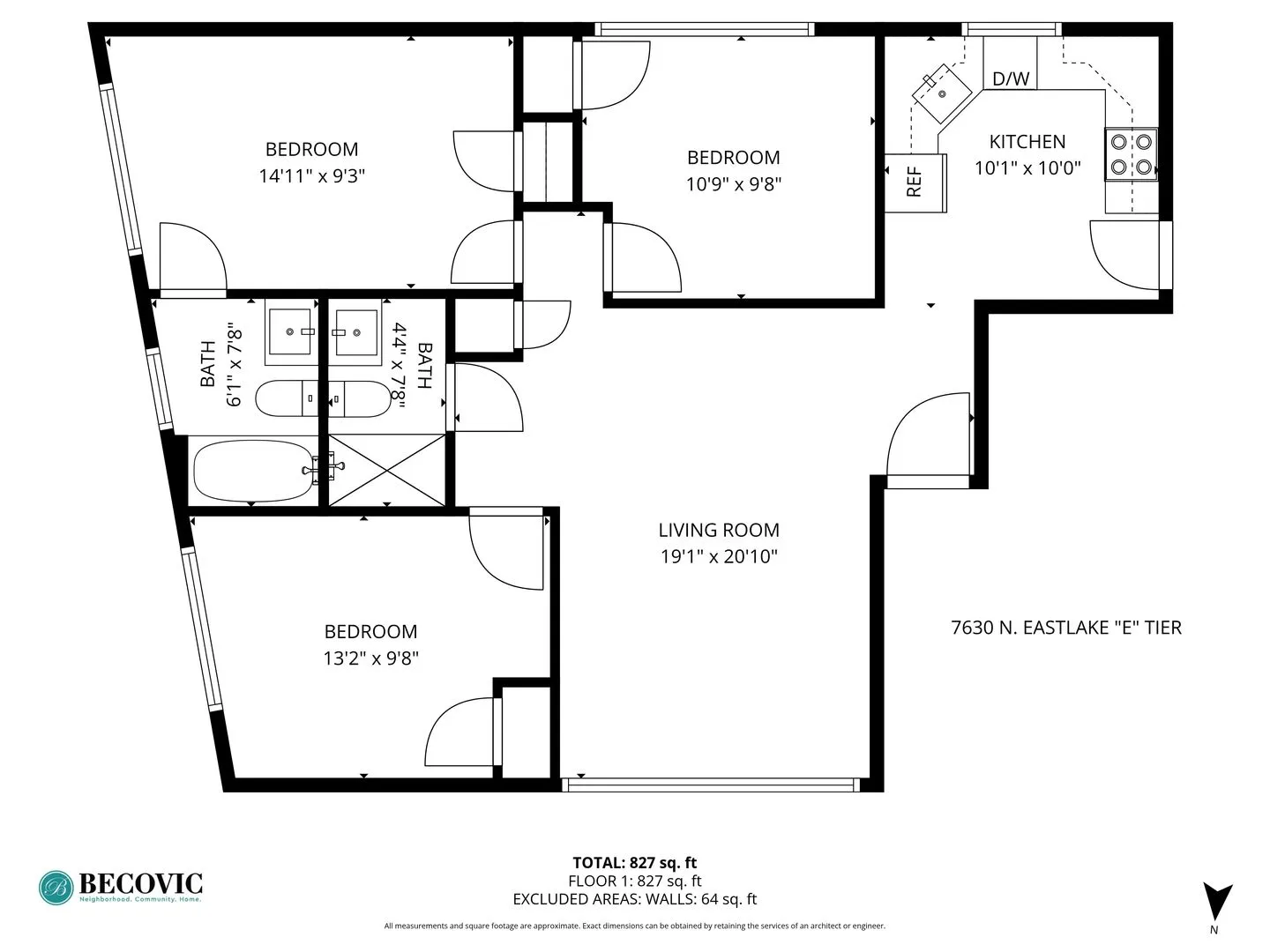 7630 N Eastlake Terrace, , 60626, USA 60626-unit#1E-Chicago-IL