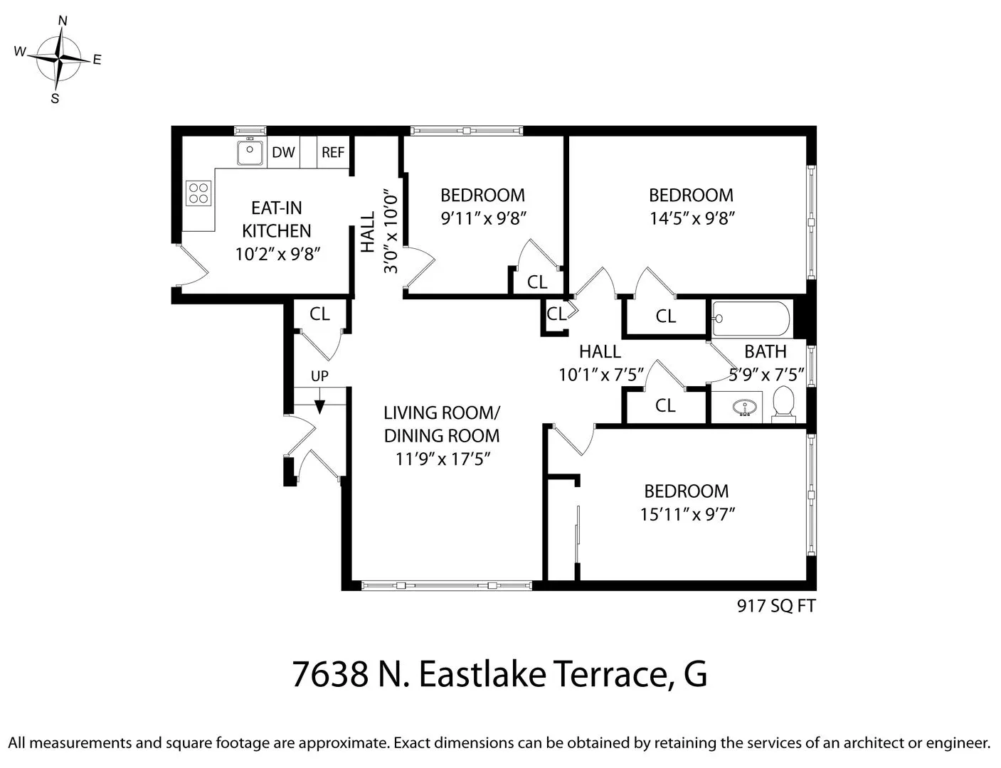 7638 N Eastlake Terrace, ,  60626, USA 60626-unit#G-Chicago-IL