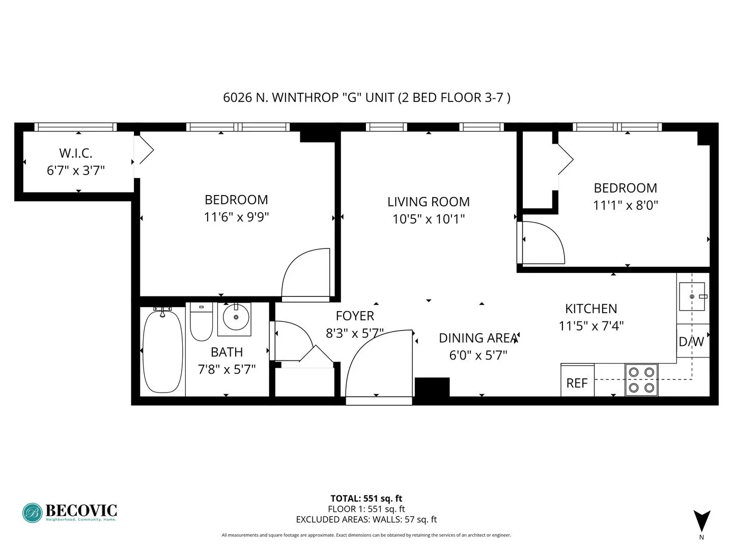 6026 N Winthrop Ave, ,  60660, USA 60660-unit#4G-Chicago-IL