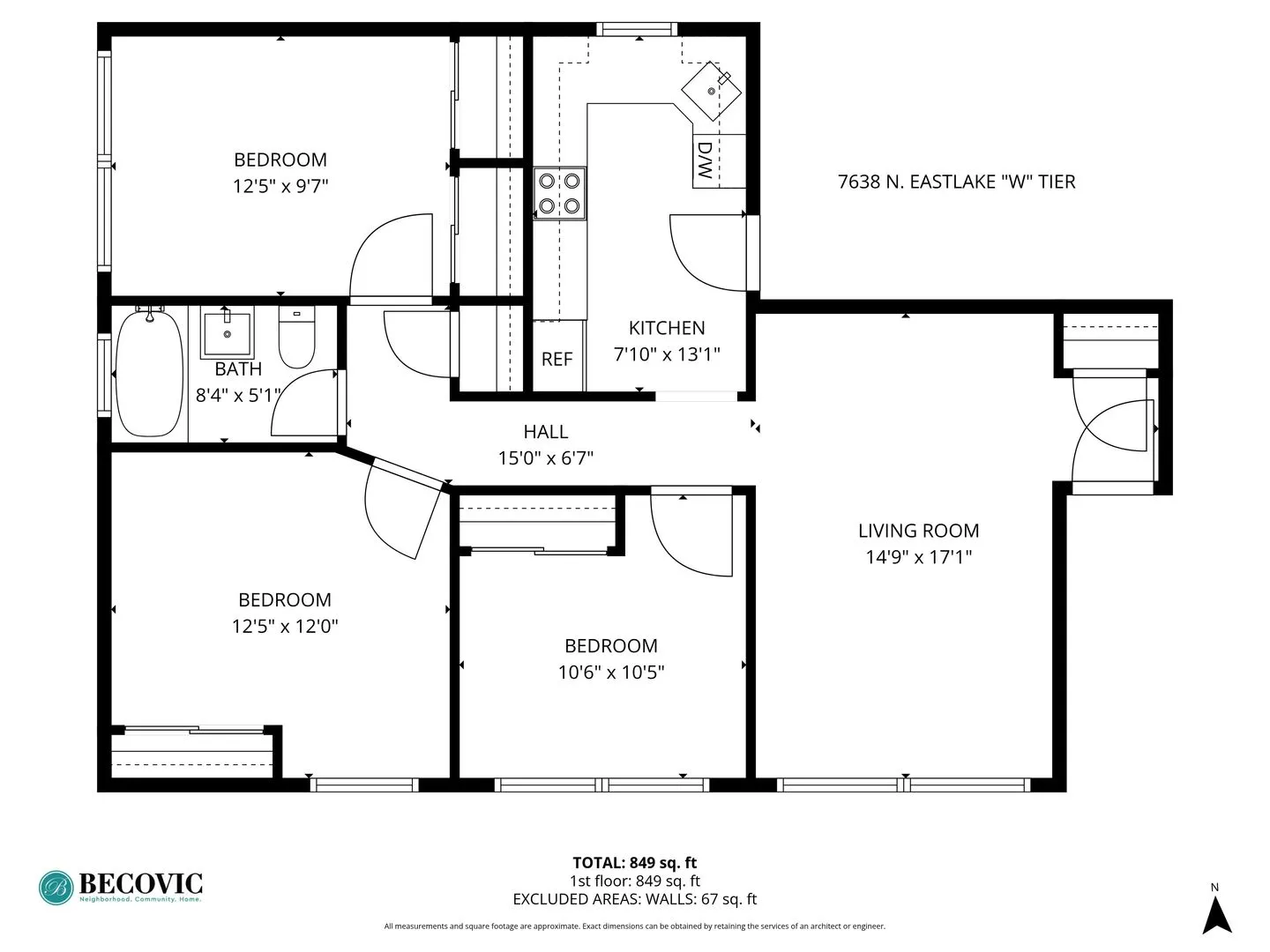 7638 N Eastlake Terrace, ,  60626, USA 60626-unit#3W-Chicago-IL