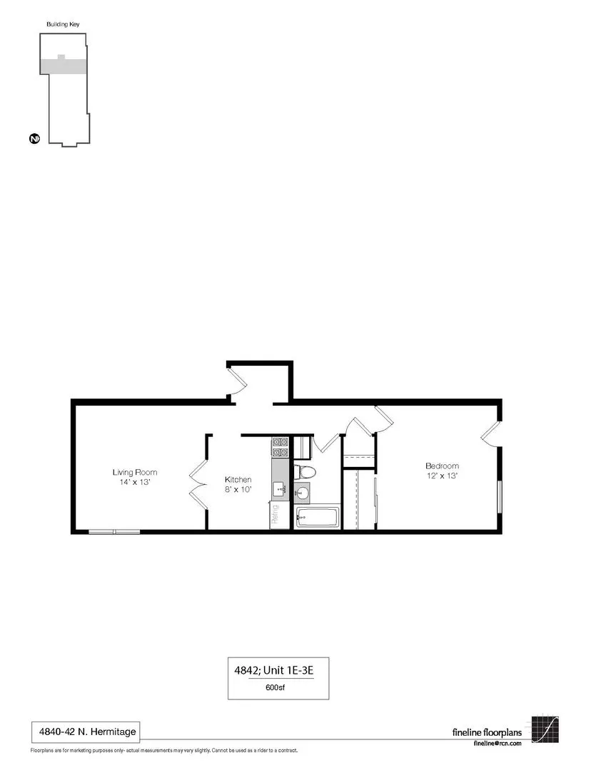 4840 N Hermitage Ave, ,  60640, USA 60640-unit#2E-Chicago-IL