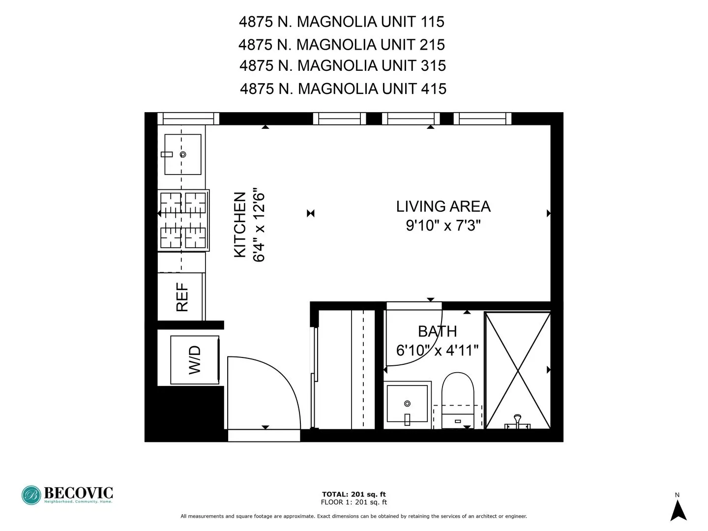 4875 N Magnolia Ave, , 60640, USA 60640-unit#215-Chicago-IL