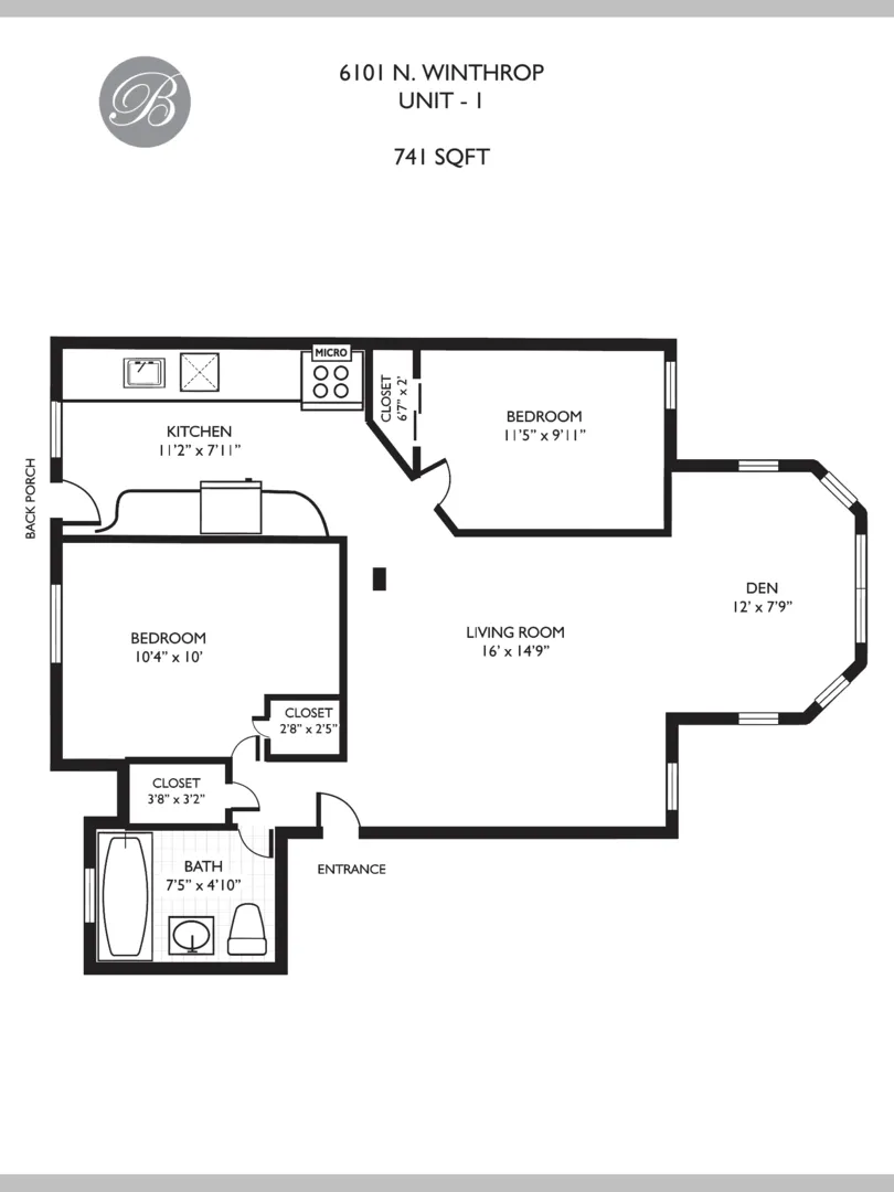 6101 N Winthrop Ave, ,  60660, USA 60660-unit#2ND FLOOR-Chicago-IL