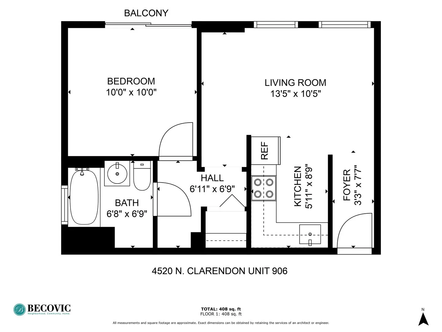 4520 N Clarendon Ave, , 60640, USA 60640-unit#906-Chicago-IL