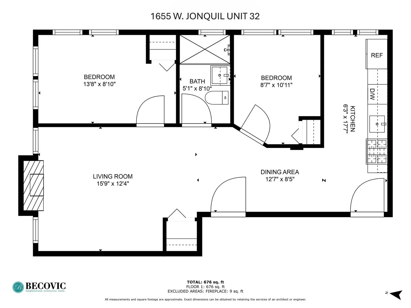 1655 W Jonquil Terrace, ,  60626, USA 60626-unit#32-Chicago-IL