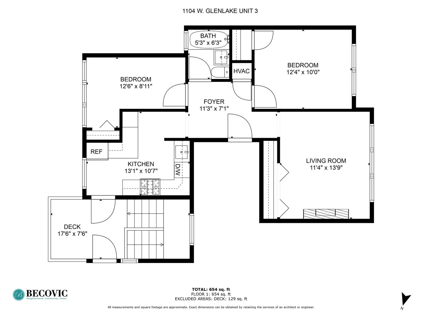 1104 W Glenlake Ave, , 60660, USA 60660-unit#3RD FLOOR-Chicago-IL