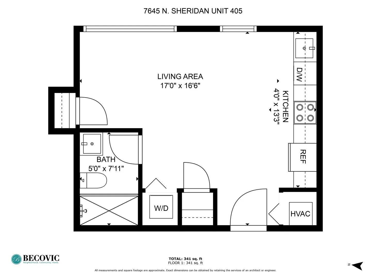 7645 N Sheridan Rd, ,  60626, USA 60626-unit#405-Chicago-IL