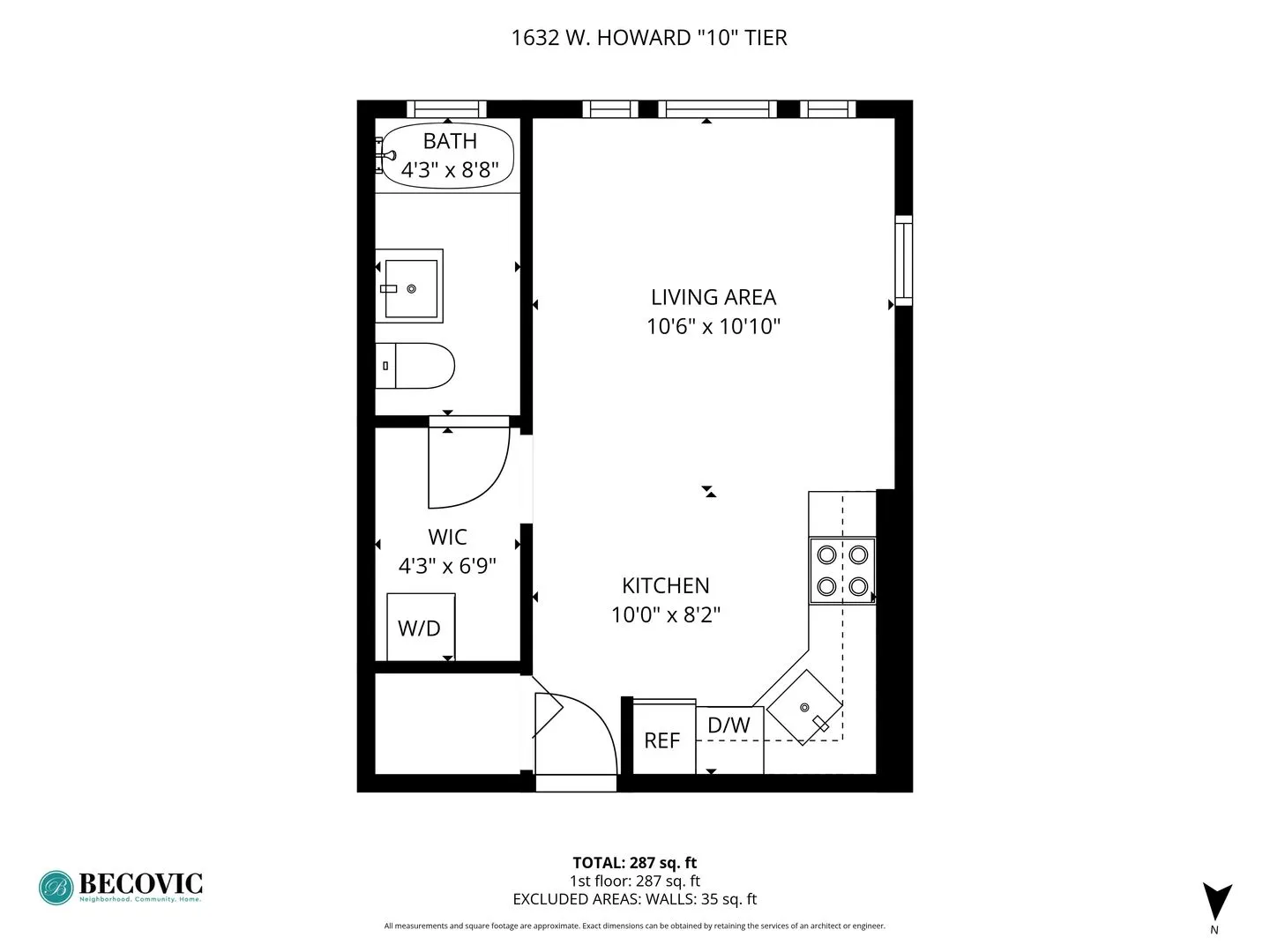 1634 W Howard St, ,  60626, USA 60626-unit#310-Chicago-IL