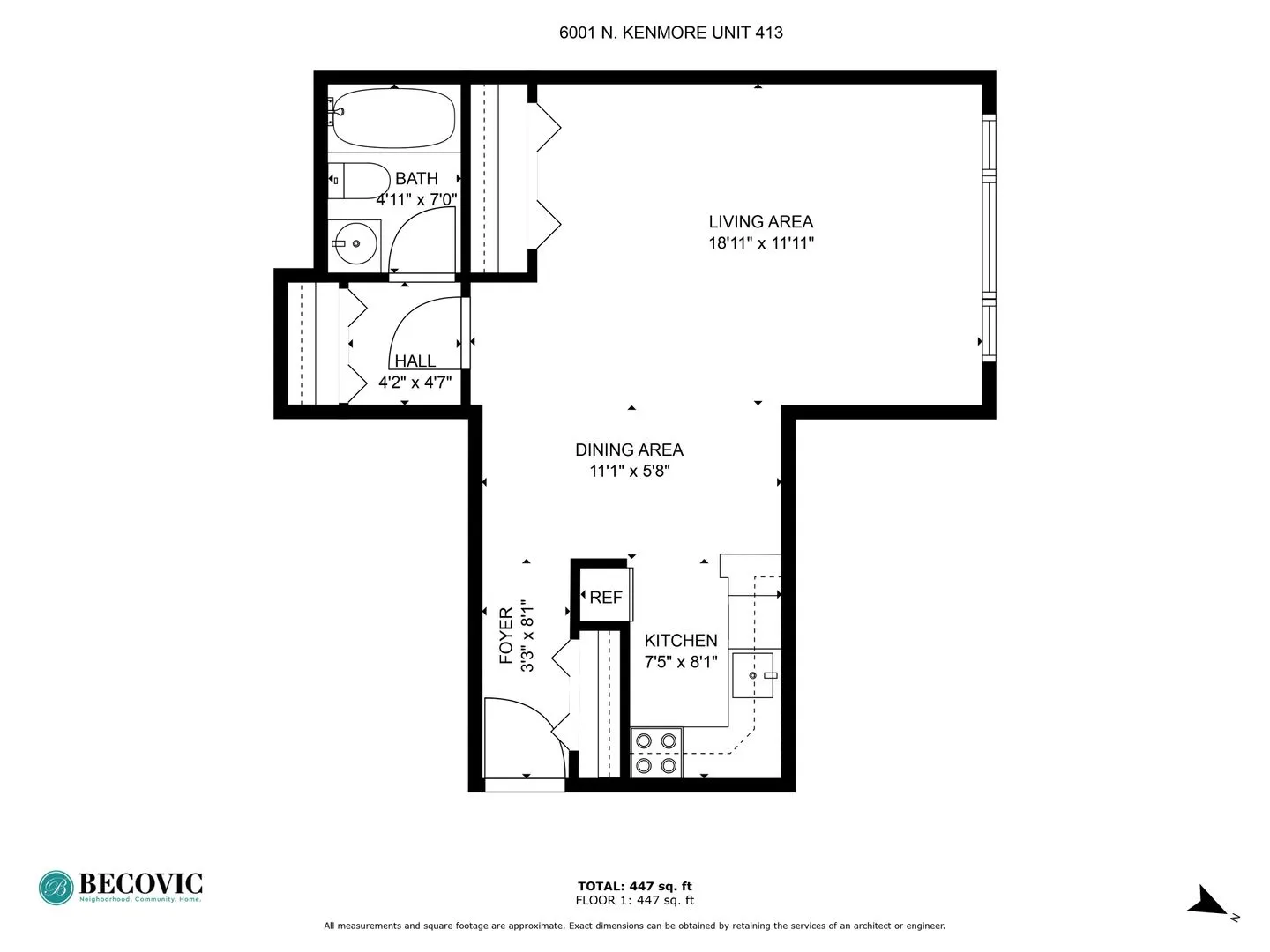 6001 N Kenmore Ave, , 60660, USA 60660-unit#413-Chicago-IL