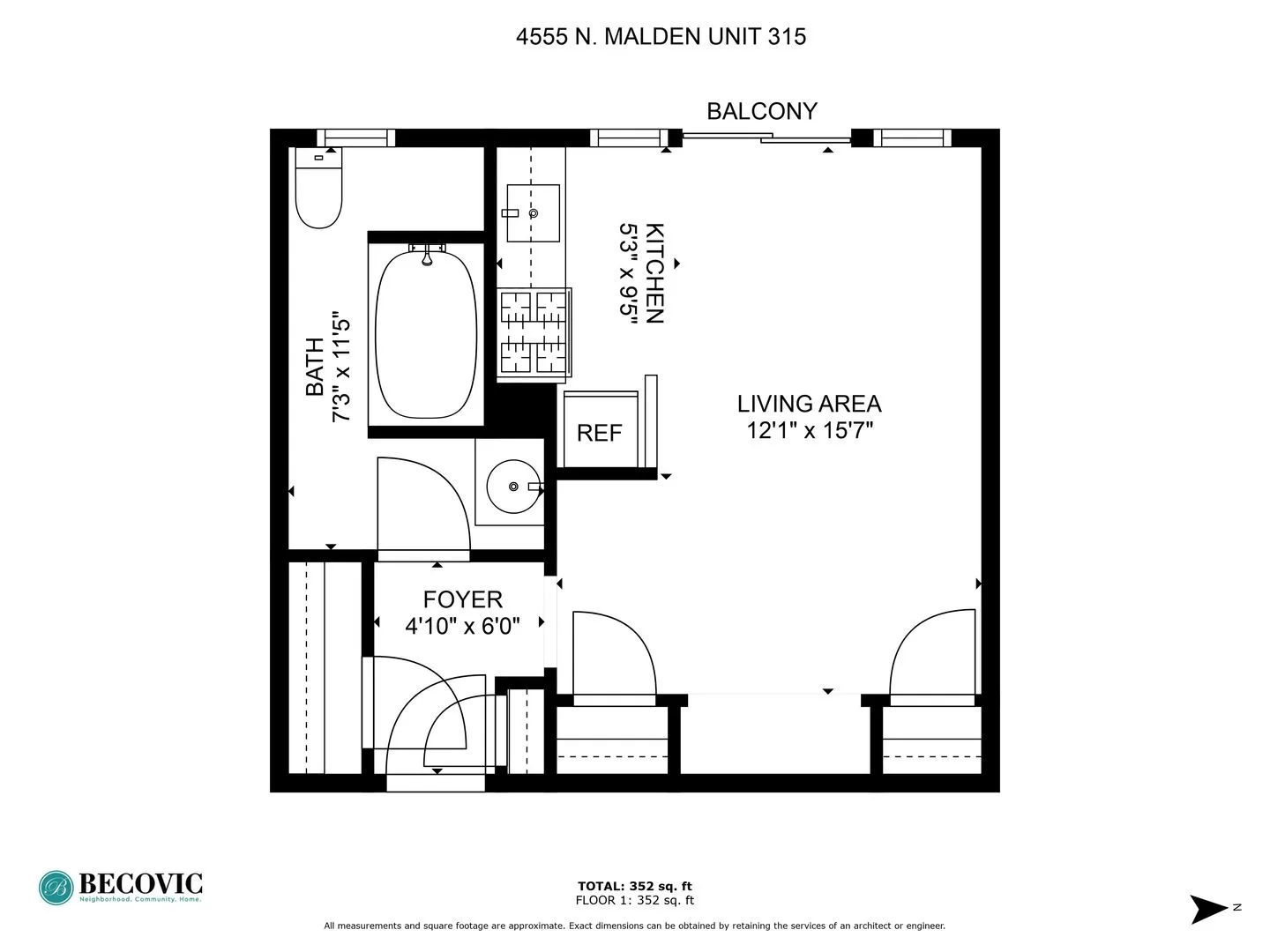 4555 Malden St, ,  60640, USA 60640-unit#315-Chicago-IL