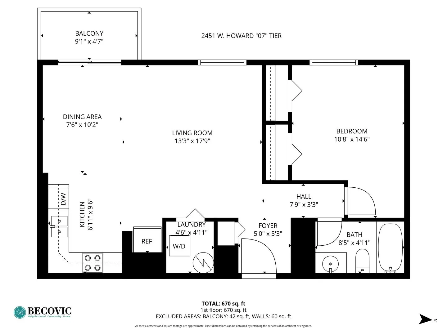 2451 W Howard St, , 60645, USA 60645-unit#207-Chicago-IL