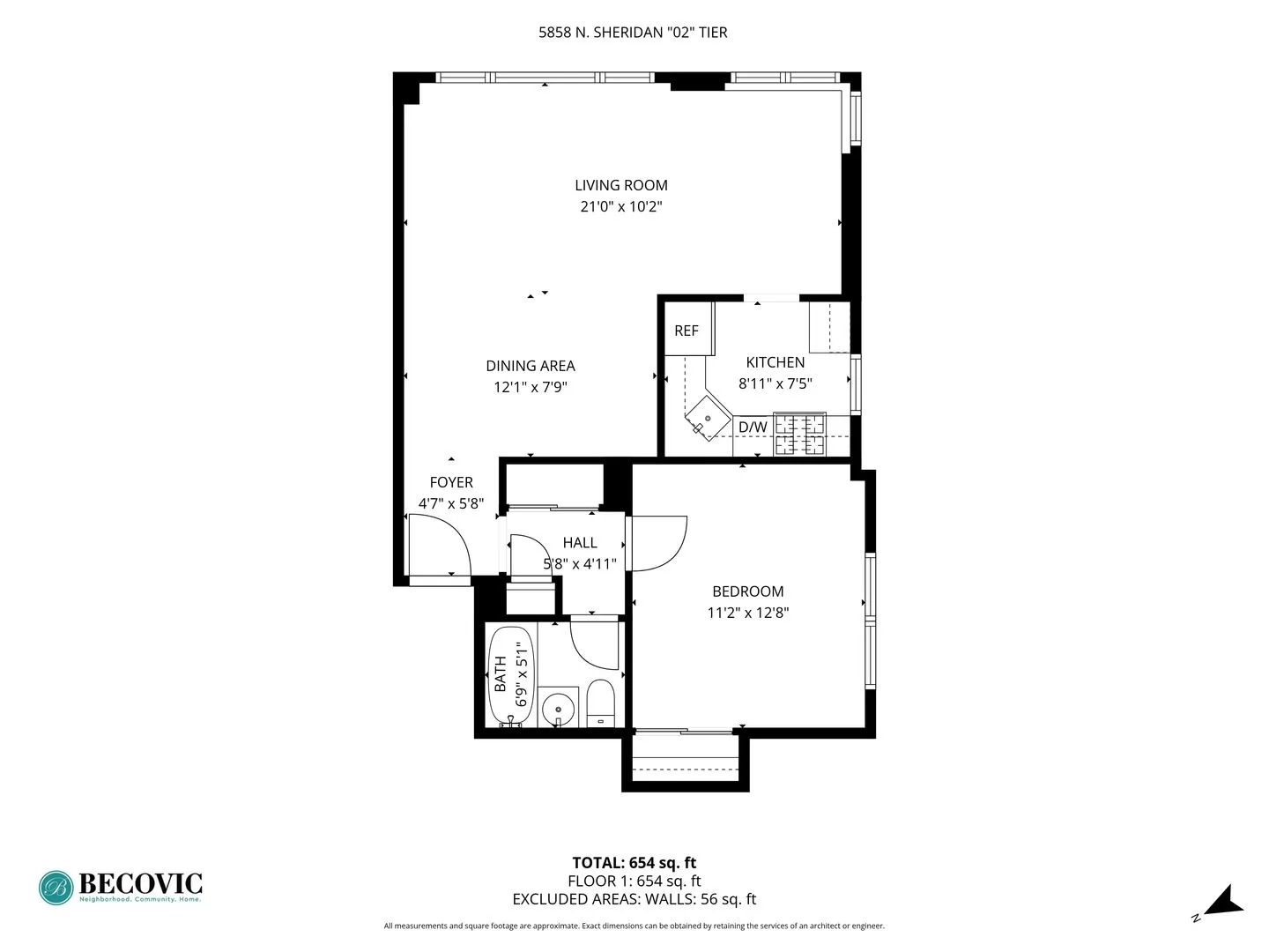 5858 N Sheridan Rd, , 60660, USA 60660-unit#402-Chicago-IL