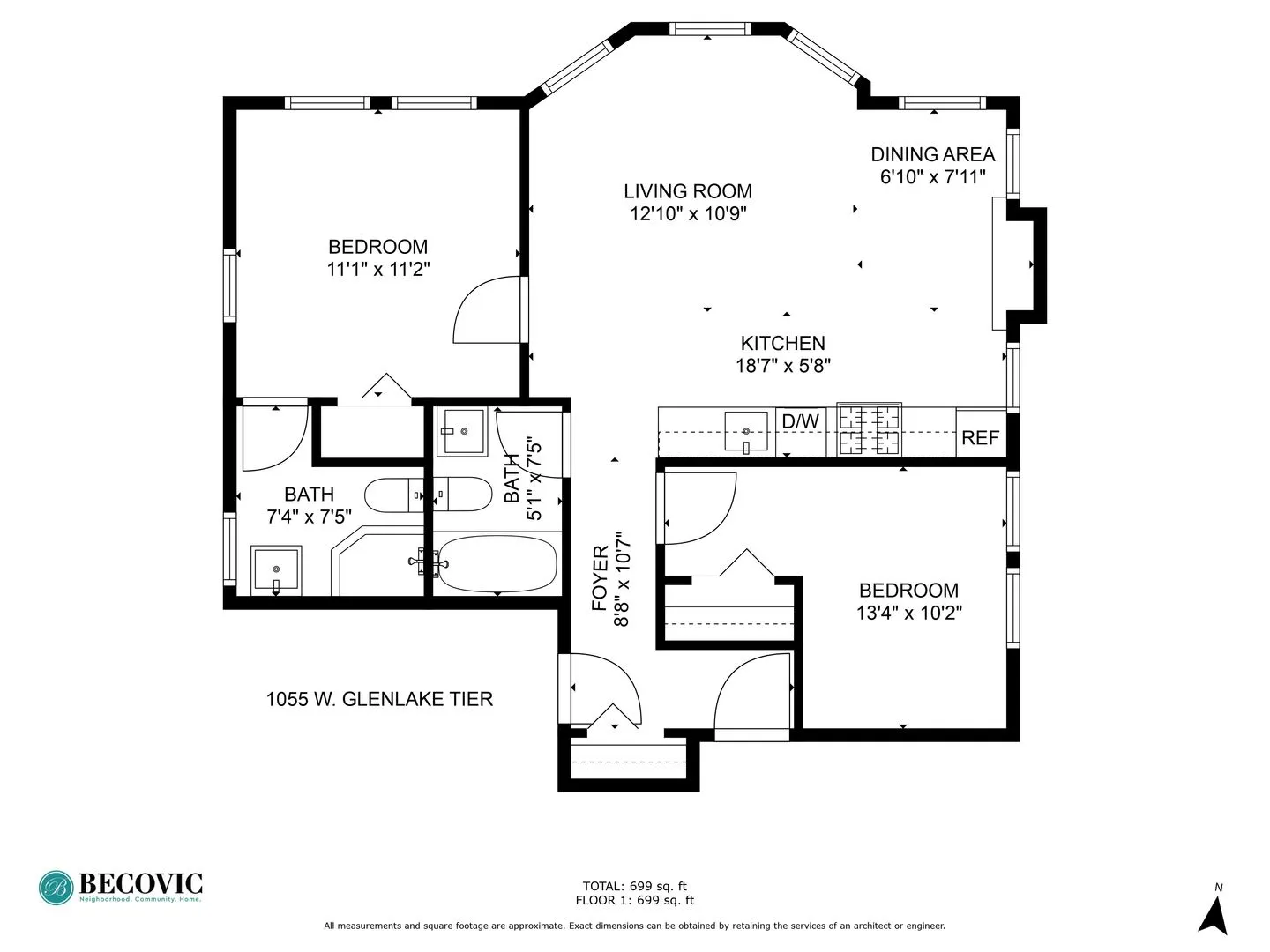1055 W Glenlake Ave, ,  60660, USA 60660-unit#2-Chicago-IL