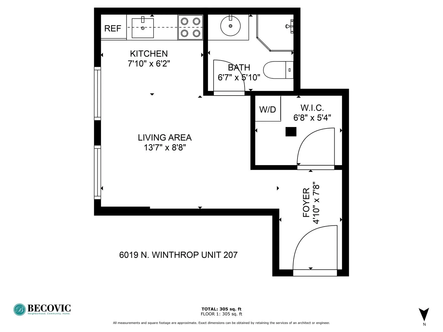 6019 N Winthrop Ave, , 60660, USA 60660-unit#207-Chicago-IL