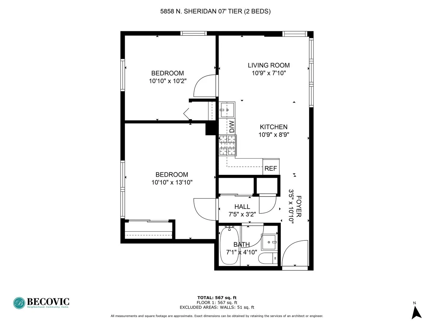 5858 N Sheridan Rd, , 60660, USA 60660-unit#307-Chicago-IL