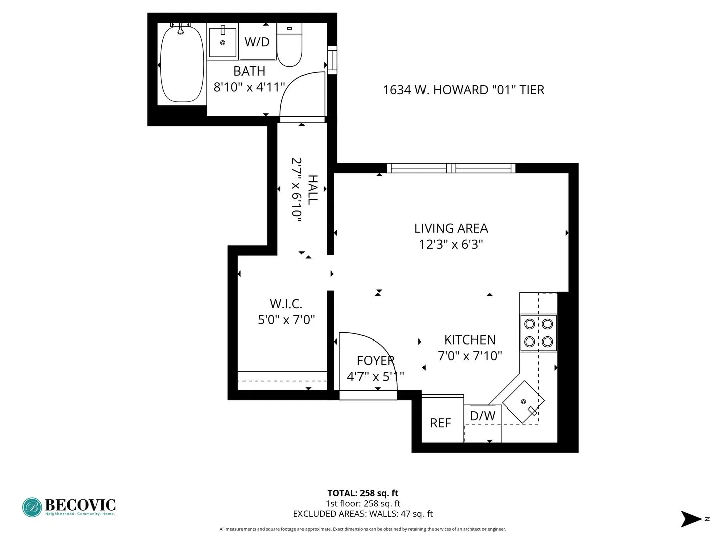 1634 W Howard St, , 60626, USA 60626-unit#301-Chicago-IL