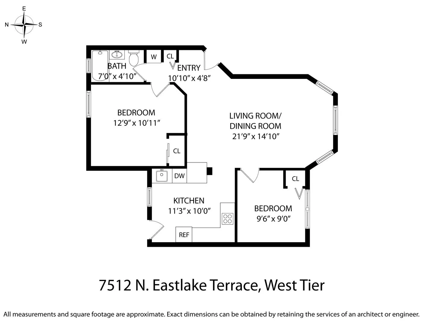 7512 N Eastlake Terrace, , 60626, USA 60626-unit#1W-Chicago-IL