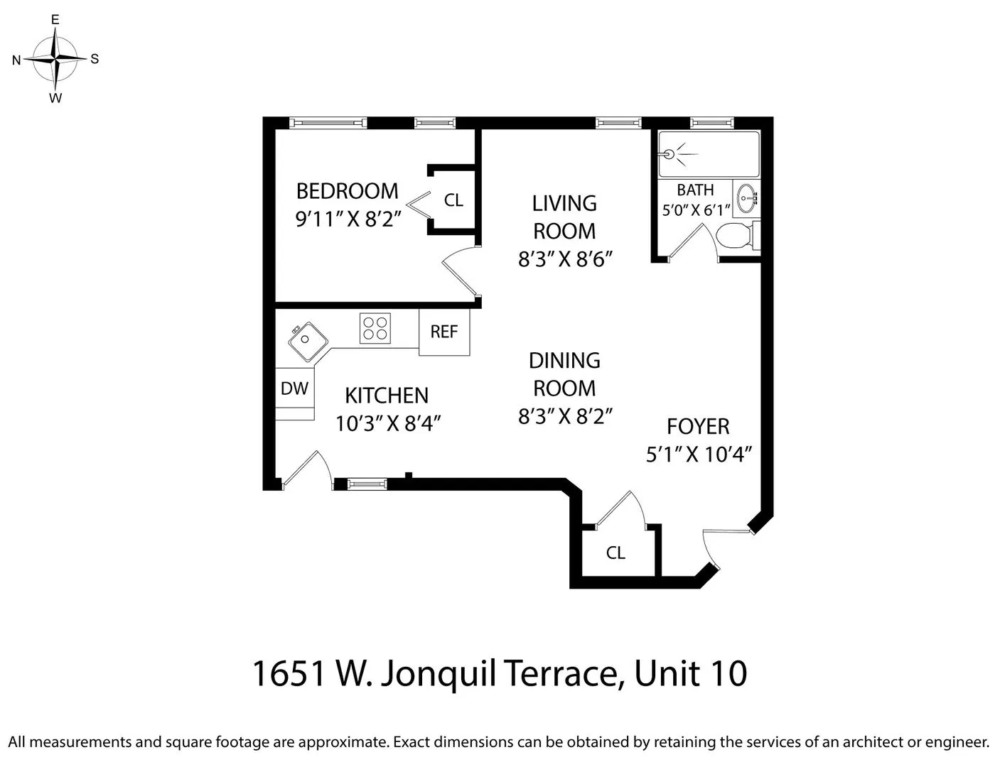 1651 W Jonquil Terrace, ,  60626, USA 60626-unit#10-Chicago-IL